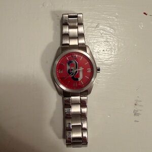 Oklahoma University Men’s stainless steel wristwatch
